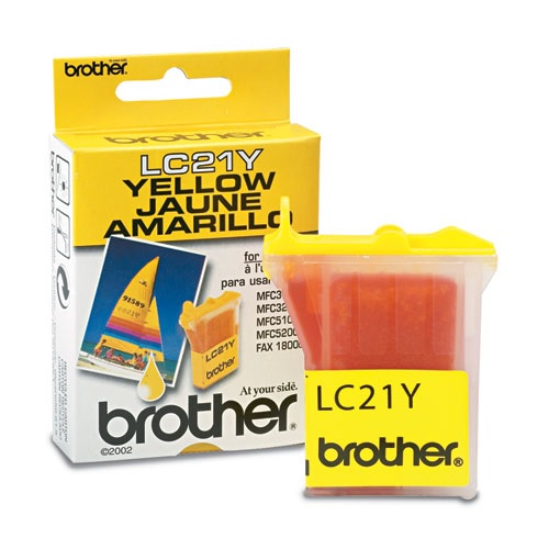 Cartucho de tinta Brother Amarillo (LC21Y) p/MFC3100c