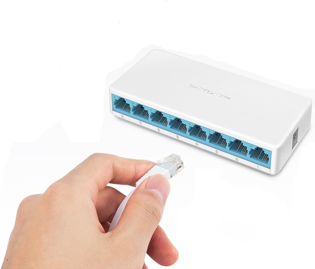 Switch 8 puertos 10/100Mbps Mercusys (MS108)