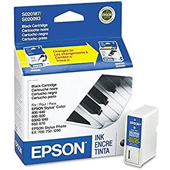 Cartucho de tinta Epson Negro (S020187/S020093) P/400/440/EX