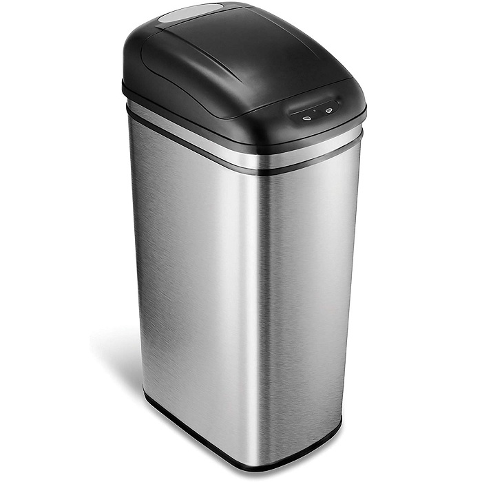Bote de basura DZT-42-1 tapa autom. c/infrarrojo 12.5 gal.