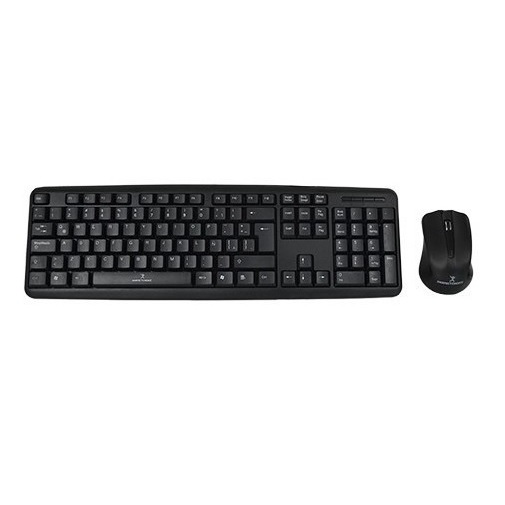 Kit Teclado y Mouse Perfect Choice USB alambrico negro