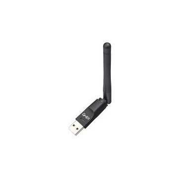 Adaptador de Red USB 2.0 150Mbps 2.4GHz c/antena Ghia GNW-U2