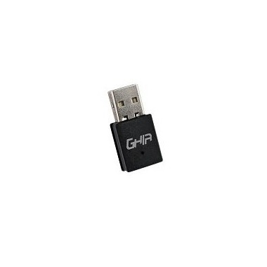 Adaptador de Red USB 2.0 300Mbps 2.4GHz Mini Ghia GNW-U3