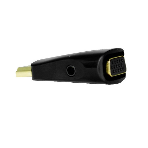 Adaptador HDMI a VGA c/salida Audio 3.5mm (ADAP-1) Ghia