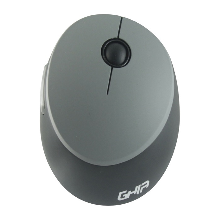 Mouse GHIA inalambrico optico GM500 negro/gris 1000dpi