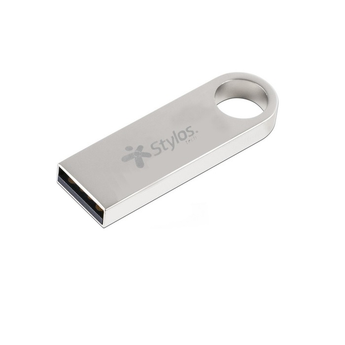 Memoria flash 16gb USB 2.0 Stylos (ST100) Metalico plata