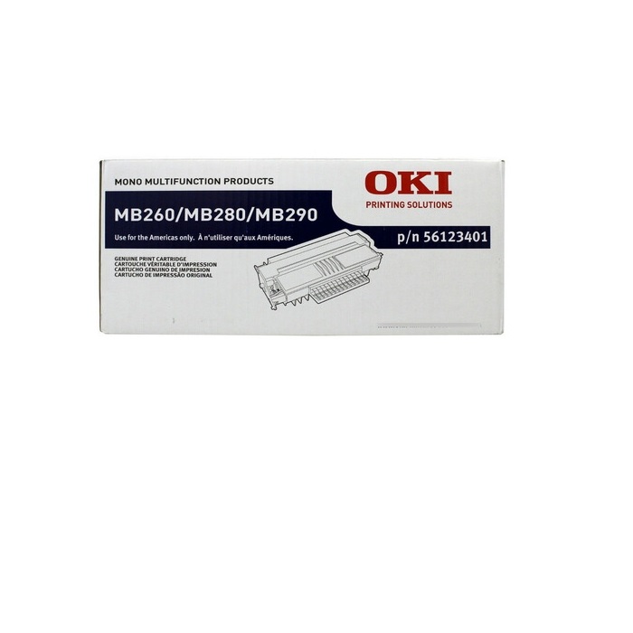 Toner OKIDATA Negro (56123401) p/MB260/MB280/MB290