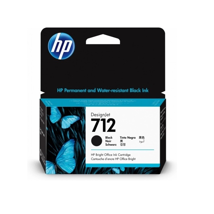 Cartucho de tinta HP Negro No. 712 (3ED70A) 38ml