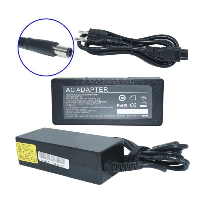 Adaptador AC p/laptop EK-S3 65w 18.5v-3.5A (7.4*5.0) EKO