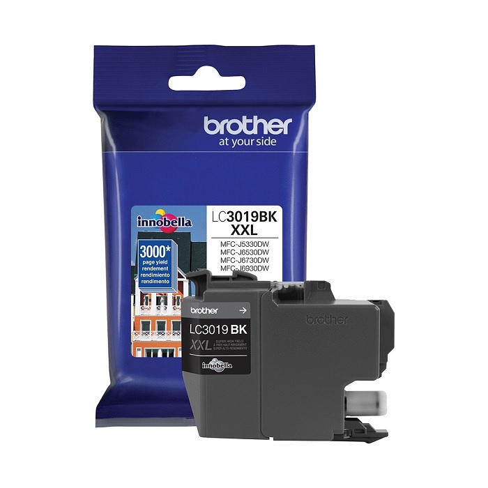 Cartucho de tinta Brother Negro (LC3019BK XXL) p/MFC-J5330DW