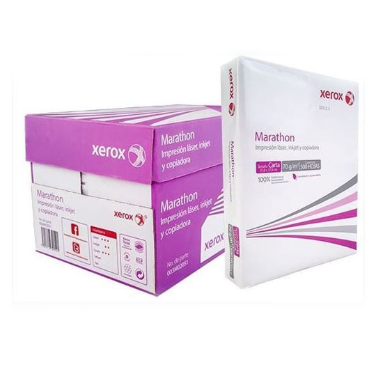 Papel bond Xerox T/C Blanco 99% 70g/m2 paq. c/500hjs