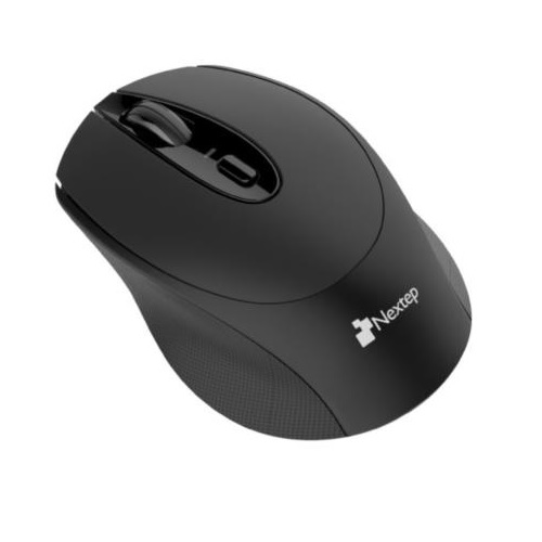 Mouse Nextep inalambrico USB 1600dpi Negro (NE-410E)