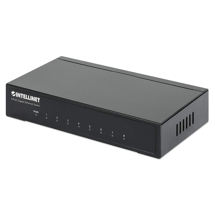 Switch 8 puertos 10/100/1000 Mbps Intellinet Desktop 530347