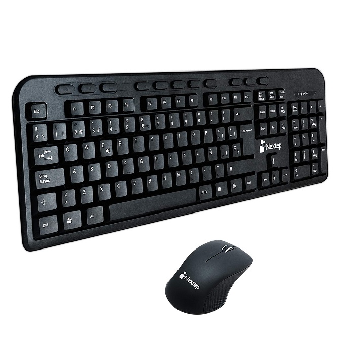 Kit Teclado y Mouse Nextep inalambrico Multimedia (NE-415)