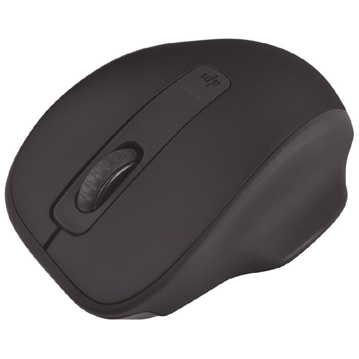 Mouse Quaroni inalambrico nano USB 10mts Negro MIQ01N