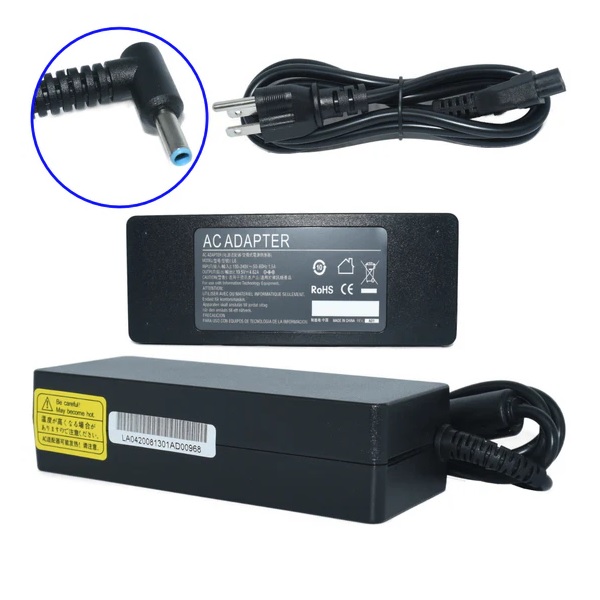 Adaptador AC p/laptop EK-L6 90w, 19.5v/4.62Ah HP punta azul