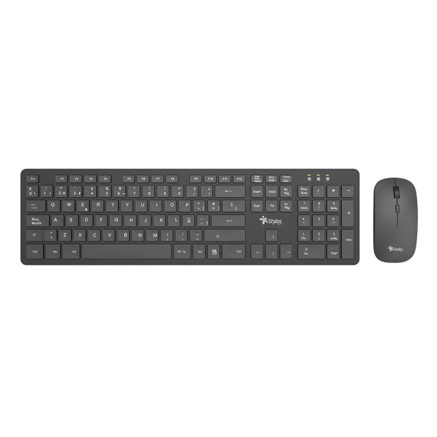 Kit Teclado y Mouse Inalambrico Stylos