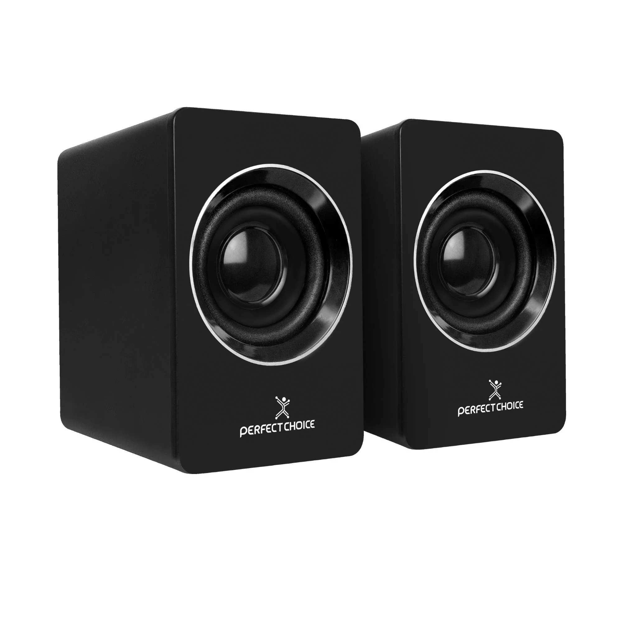 Bocinas estereo Perfect Choice Aux. 3.5mm, Alim. USB Mosso
