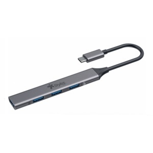 Hub/Concentrador 4ptos USB tipo C Stylos 480Mbps