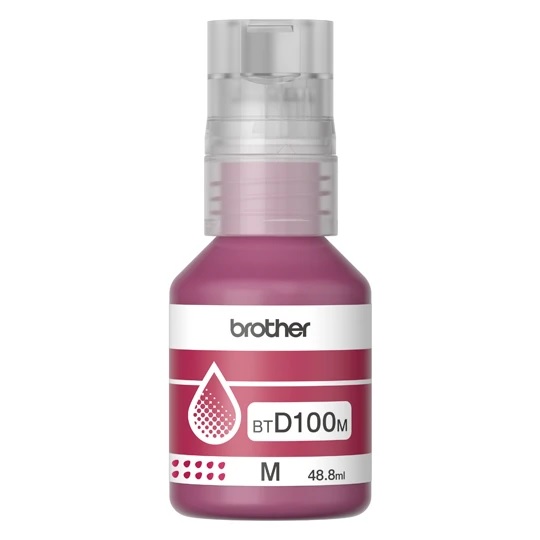 Botella de tinta Brother Magenta (BTD100M) p/DCP-T230 - T930