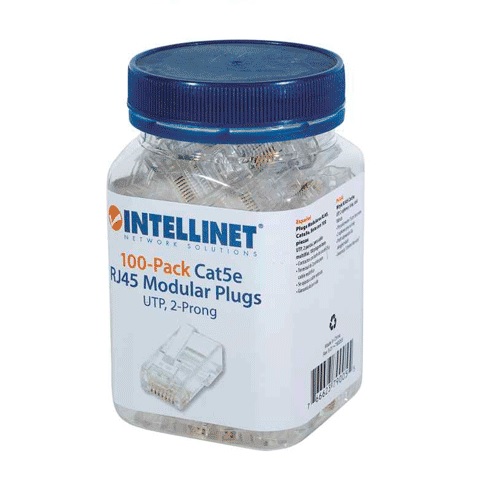 Conector/Plug RJ45 Cat. 5e Intellinet (790055)