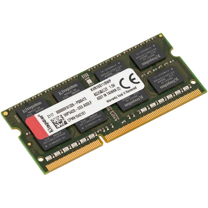 Memoria Ram Kingston SODIMM DDR3 8GB 1600MHZ