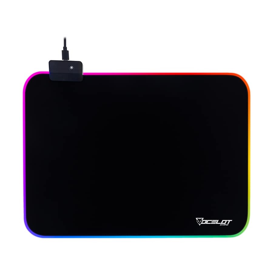 Mouse Pad Ocelot de tela RGB C/software integrad (OMP01)