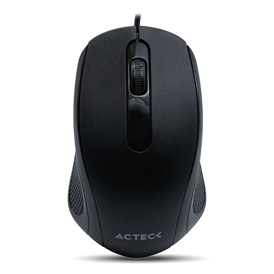 Mouse Acteck alambrico USB negro cable 1.5mts (AC-928830)