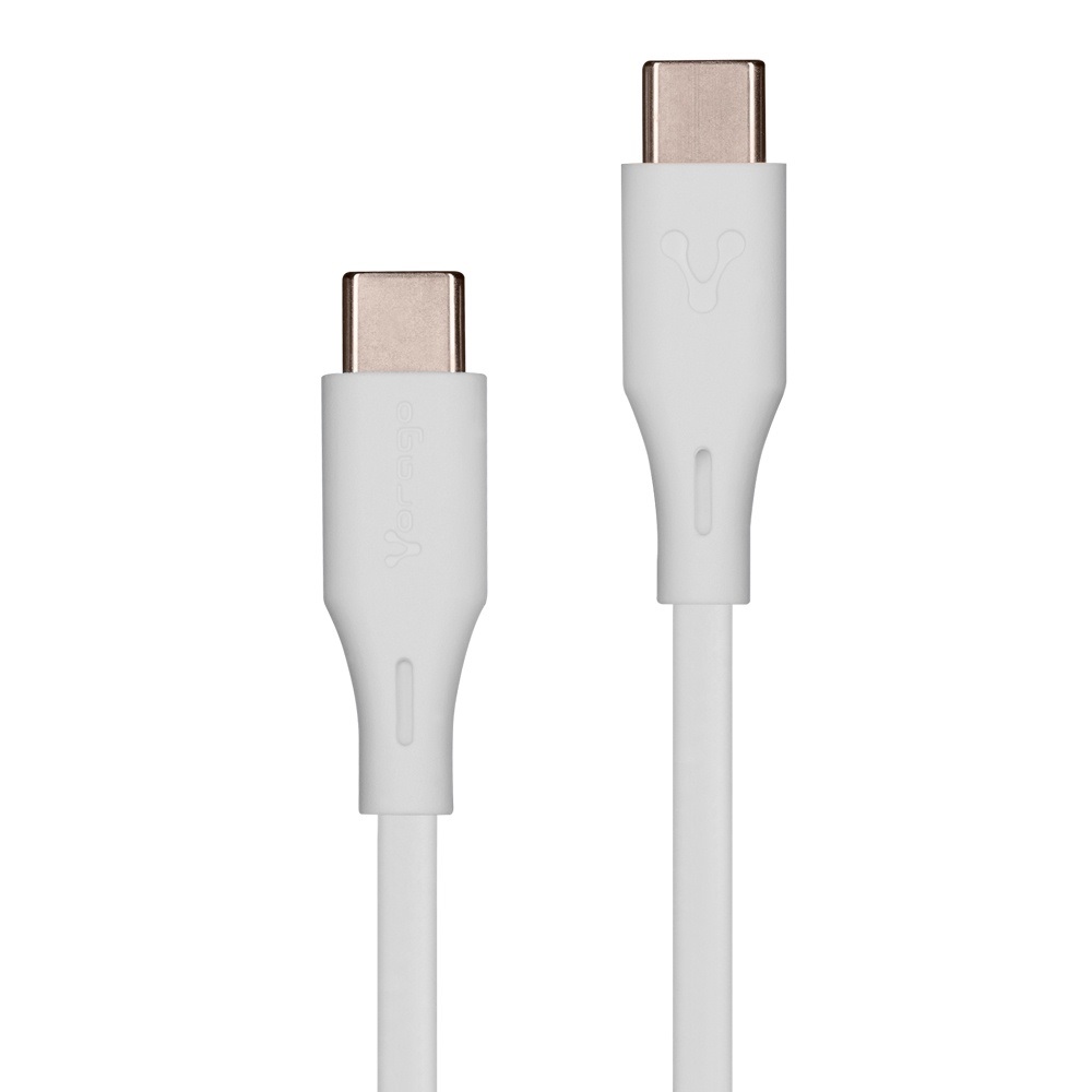 Cable Vorago USB tipo C-USB tipo C 1m blanco (CAB-CC01W)