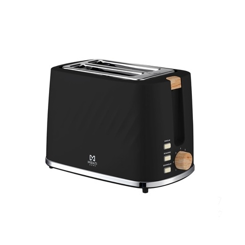 Tostador Mirati 800W 7 niveles de tostado Negro (MBT01)
