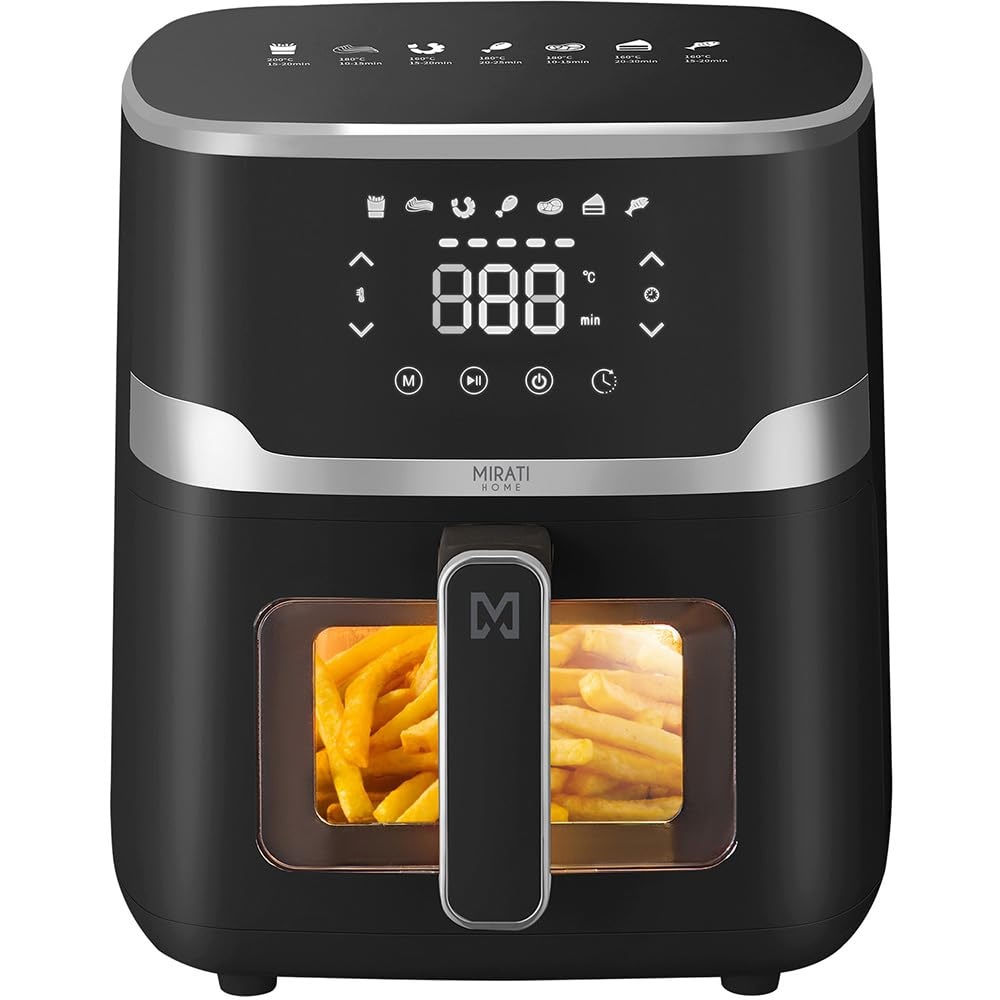 Freidora de Aire Digital Mirati 5L/1350W/8mds/80C-200C MFA11