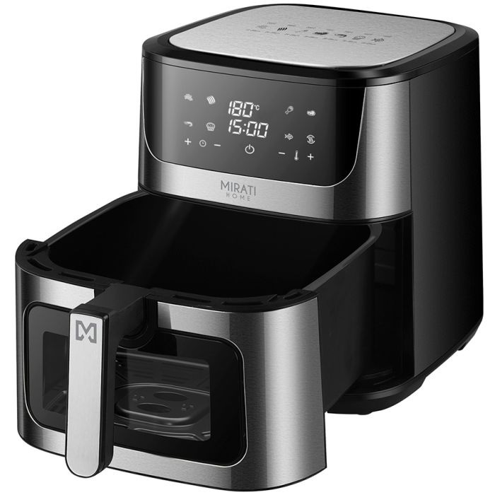Freidora de Aire Mirati con ventana 8L/1500W/80C-200C MFA12