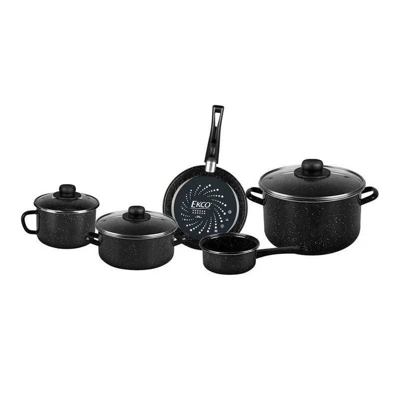 Juego de Baterias Peltre Ekco 8pzas Negro (70010084)