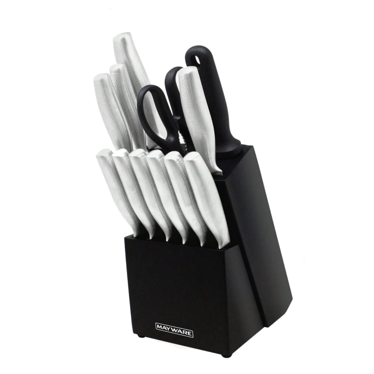 Set de cuchillos Mayware Acero Inox 13pzas (HY-SC1)