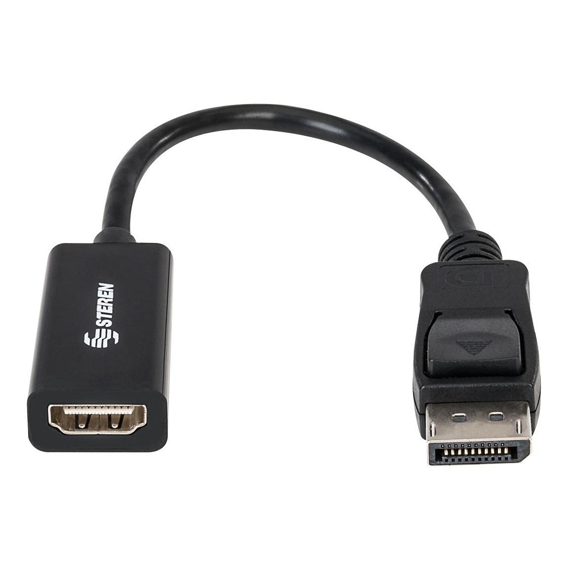 Adaptador DisplayPort a HDMI Steren Negro (506-450)