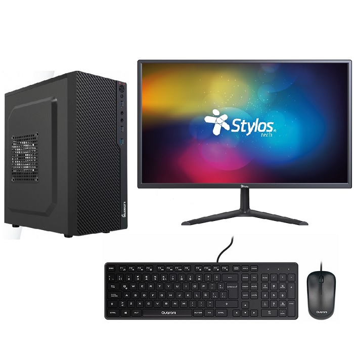 Comp. Desktop Ci3 3.7-4.4GHz 16gb 480SSD Tec Mou Mon. 18.5"