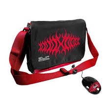 Malentin Klip Xtreme p/10" + Mouse Negro/Rojo (KBU-3501R)