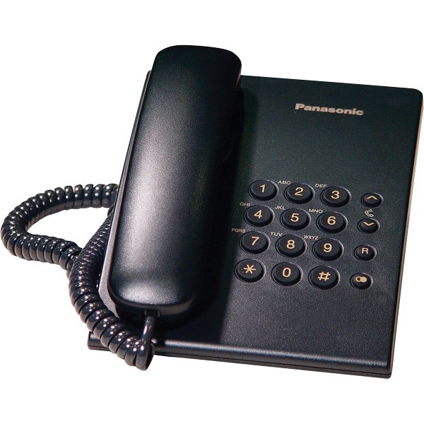 Telefono Panasonic KX-TS500MEB alambrico Negro