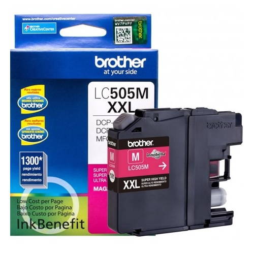 Cartucho de tinta Brother Magenta (LC505MXXL) p/DCP-J100/J10