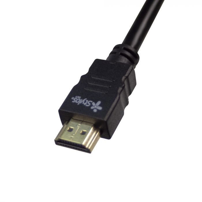Cable HDMI Stylos STACHD3B 2 Metros Macho a Macho Full HD 1080p
