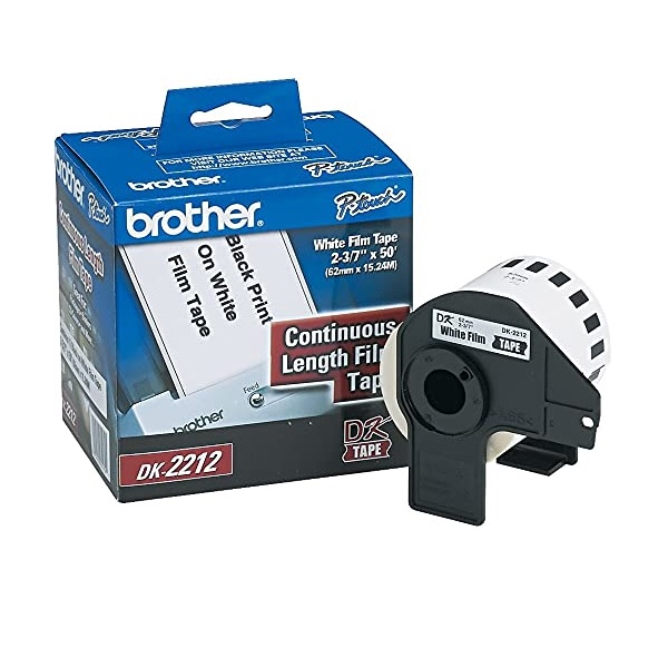 Rollo Etiquetas Brother DK-2212 Térmica Directa 15.2mm x 62mm 1000 Unidades