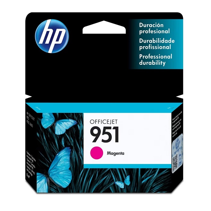 Cartucho De Tinta HP 951 Magenta Para Officejet Pro 8100 8110 Alto Rendimiento