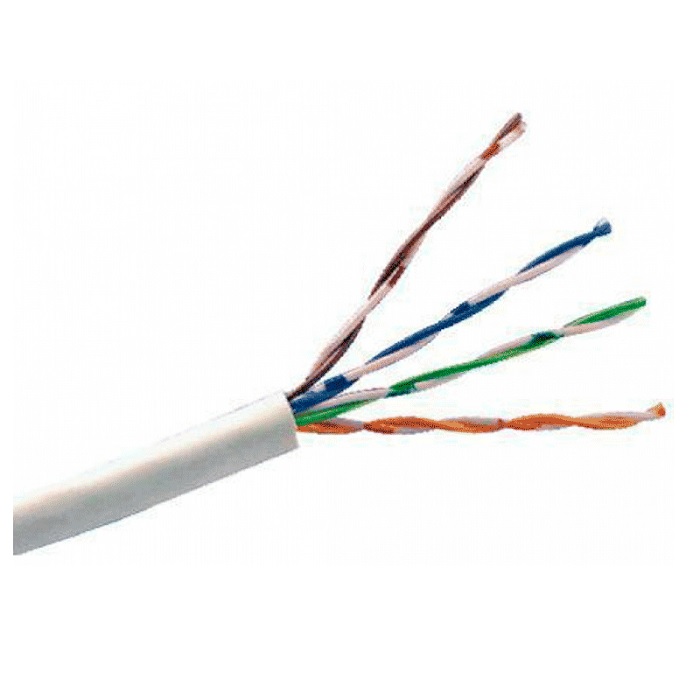 Cable UTP SAXXON Cat 6 4 Pares 1Gbps 250MHz Blanco
