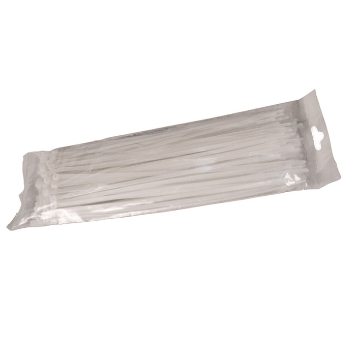 Cinchos Plástico SBE TECH 200mm Blanco Paquete 100 Piezas