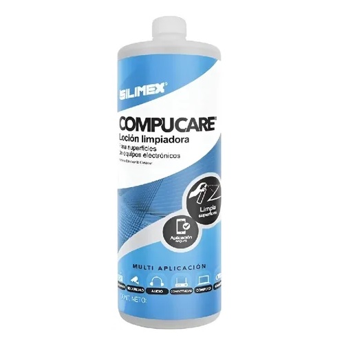 Loción Limpiadora Silimex Compucare 1 Litro Para Equipos De Cómputo
