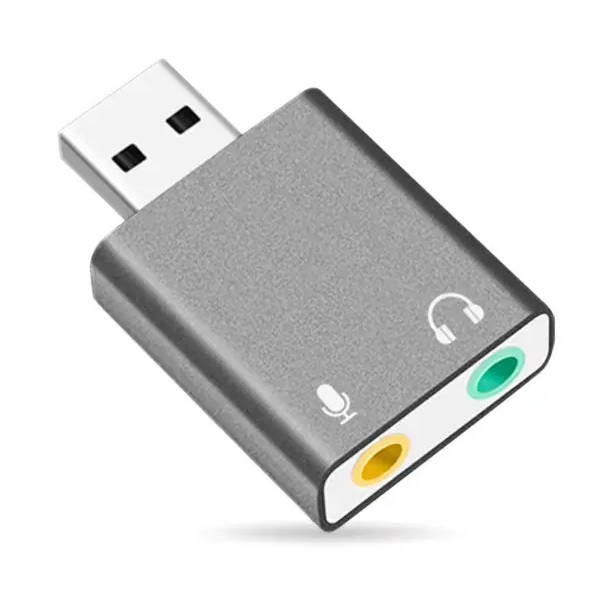 Convertidor USB BRobotix 7.1 Canales Virtuales Audio Multicanal Plug and Play