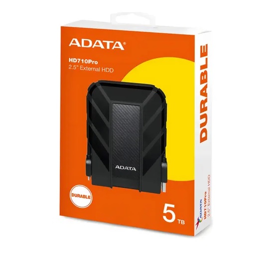 Disco Duro Externo Adata HD710 Pro 5TB USB 3.2 Resistente Agua y Golpes