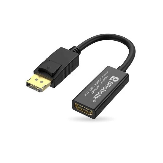 Adaptador DisplayPort BRobotix 406641 Macho a HDMI Hembra Full HD 1080p