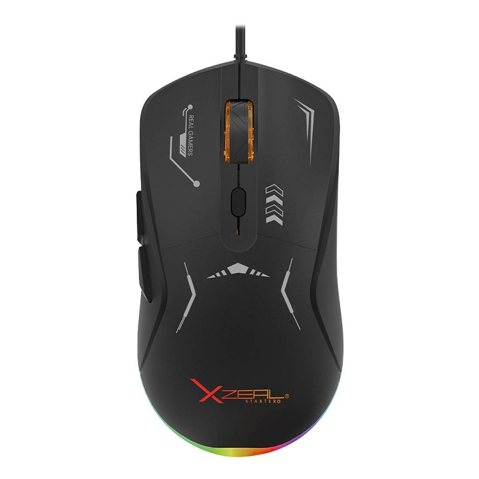 Mouse Gamer Xzeal XST-401 7200DPI RGB USB 6 Botones Programables