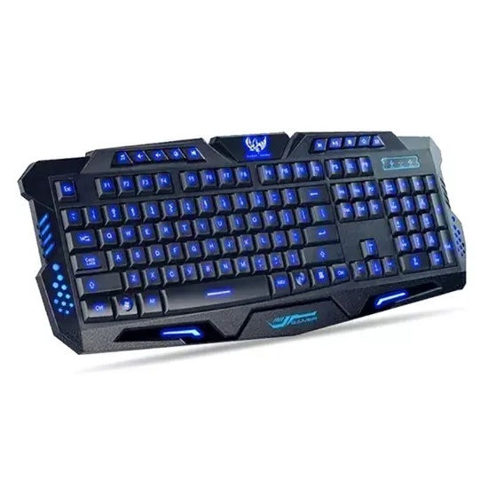 Teclado Gamer BRobotix M200 RGB Alámbrico Iluminación RGB Tamaño Completo USB